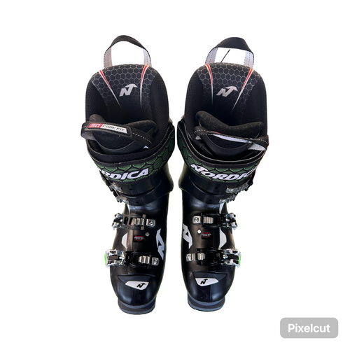 Vist Large View of Product Image Which is Used Nordica SPEED MACHINE 110 Mens DH Ski Boot Black 265 MP - M08.5 - W09.5