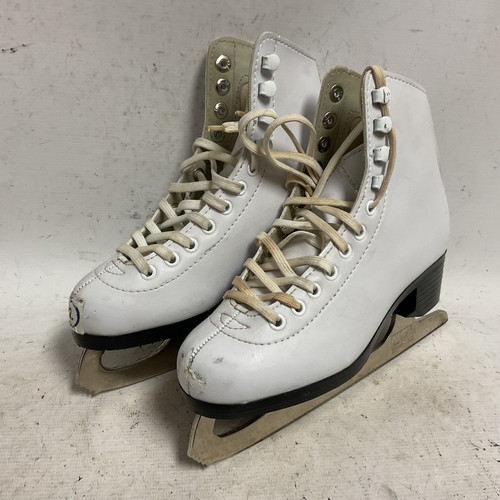 Vist Large View of Product Image Which is Used AMERICAN Girls Figure Skate White Junior 02