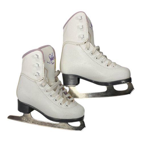Vist Large View of Product Image Which is Used Jackson SOFT SKATE Girls Figure Skate White Youth 08.0