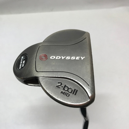 Vist Large View of Product Image Which is Used Odyssey 2 BALL MID WHITE ICE Mens Putter RH