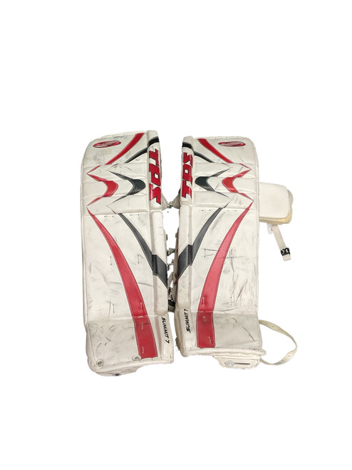 Vist Large View of Product Image Which is Used TPS Hockey TPS SUMMIT 7 Goalie Leg Pads