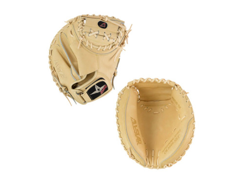 Vist Large View of Product Image Which is New ALL STAR 34IN RHT PRO ELITE CATCHER MITT TAN