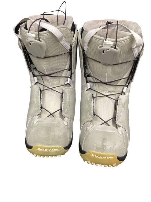 Vist Large View of Product Image Which is Used Salomon Snowboard Boots Grey Senior 7