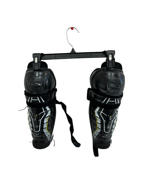 Vist Large View of Product Image Which is Used CCM Tacks 2052 Junior 11" Shin Guards Black 