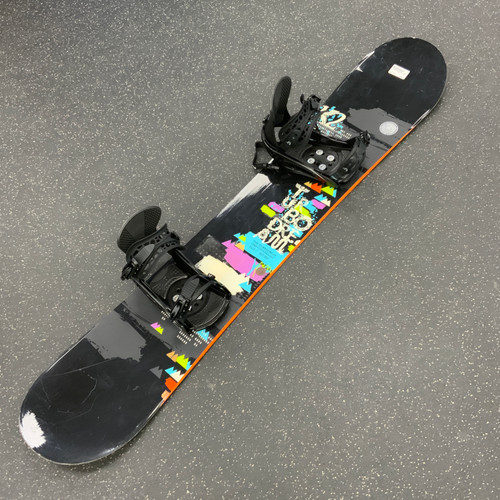 Vist Large View of Product Image Which is Used K2 THE TURBODREAM Mens Snowboard Combo Black 159 cm
