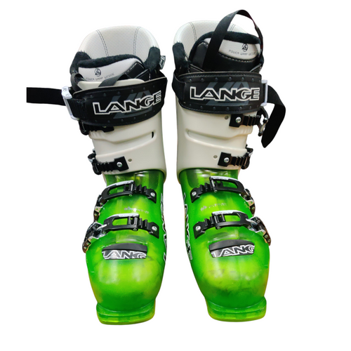 Vist Large View of Product Image Which is Used Lange RX 130 LV Mens Down Hill Ski Boot Green 275 MP