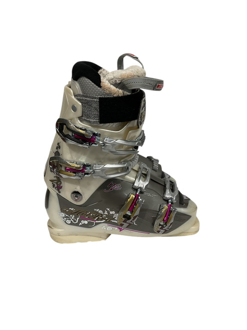 Vist Large View of Product Image Which is Used Nordica HOT ROD Mens DH Ski Boot Silver 250 MP - M07 - W08