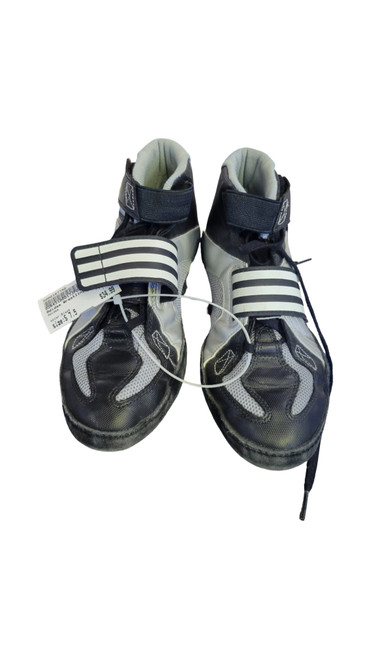 Vist Large View of Product Image Which is Used Adidas Wrestling Shoes Black Senior 7.5