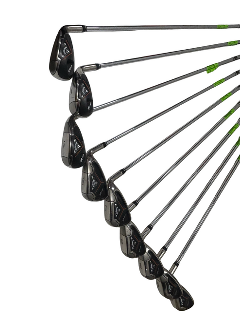 Vist Large View of Product Image Which is Used Callaway FT i-brid Mens Golf Iron Set RH 3I-SW w/ N.S.Pro 990GH Uniflex Steel Shafts - Standard