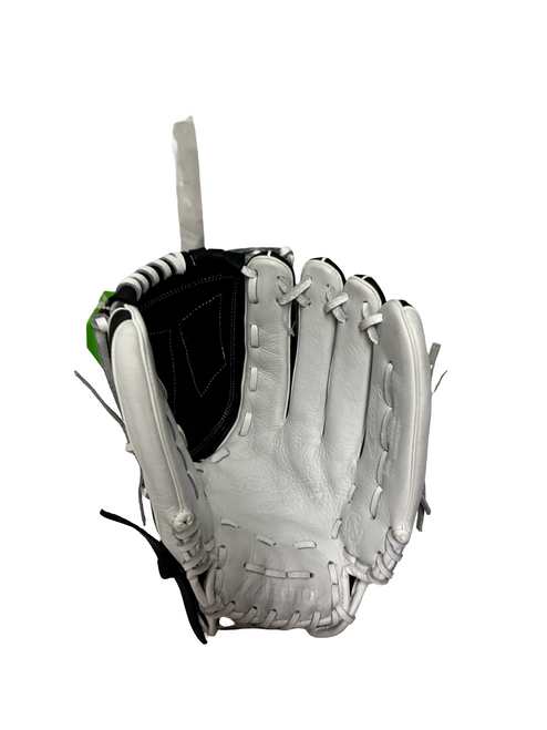 Vist Large View of Product Image Which is New Mizuno SUPREME GSP 1251F3BK RH Throw Fastpitch Softball Gloves Black 12 1/2"
