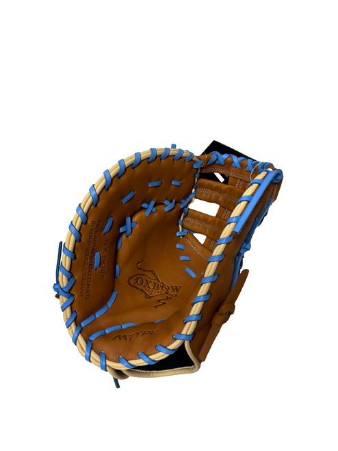 Vist Large View of Product Image Which is New Marucci OXBOW M TYPE 38S1 Baseball First Base Mitt LH Throw Brown 12 3/4"