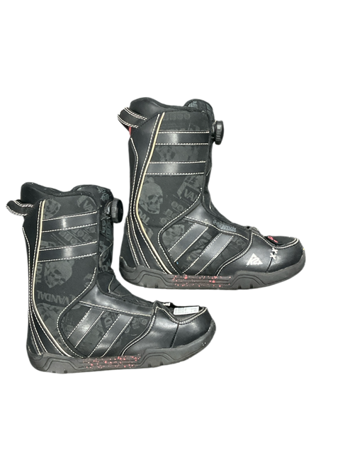 Vist Large View of Product Image Which is Used K2 VANDAL BOA Boys Snowboard Boots Black Junior 04