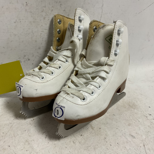 Vist Large View of Product Image Which is Used DBX CLASSIC Girls Figure Skate White Youth 10.0