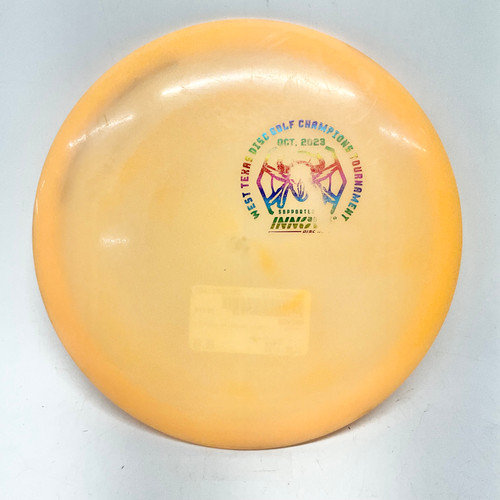Vist Large View of Product Image Which is Used Innova CHAMPION LEOPARD3 Disc Golf Driver Neon Orange 171g