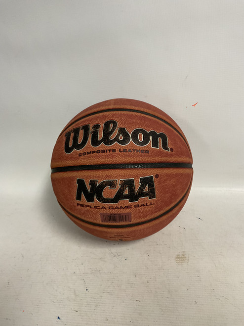 Vist Large View of Product Image Which is Used Wilson REPLICA GAME BALL Basketball Adult Outdoor