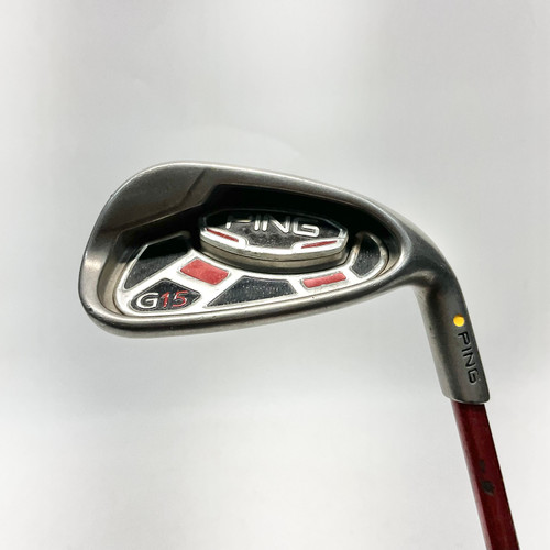 Vist Large View of Product Image Which is Used Ping G15 YELLOW DOT Golf Wedge Mens RH Pitching Wedge