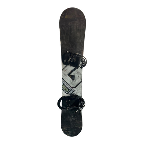 Vist Large View of Product Image Which is Used Burton BULLET 64 Mens Board/Bindings Black And Silver 164 cm