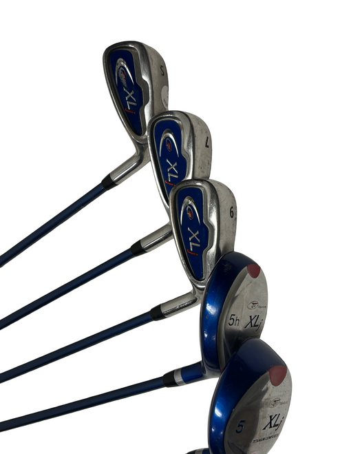 Vist Large View of Product Image Which is Used Top Flite XLj Jr Golf Club Set RH 5-Piece Age 11-13