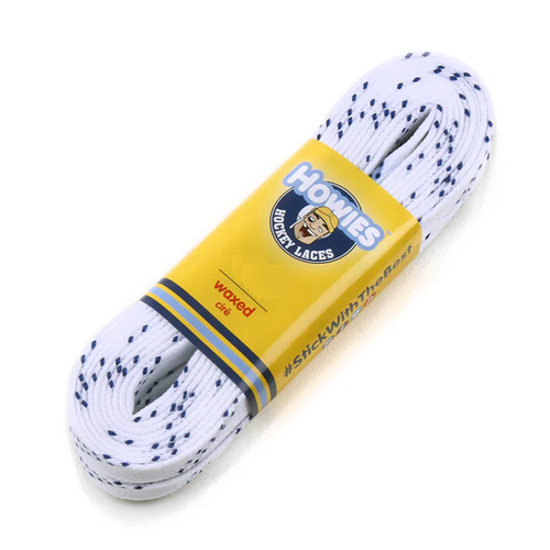 Vist Large View of Product Image Which is Howies White Waxed Hockey Skate Laces