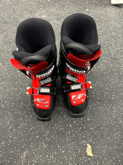 Vist Large View of Product Image Which is Used Nordica TEAM 3 FIREARROW Boys DH Ski Boot Black 215 MP - J03