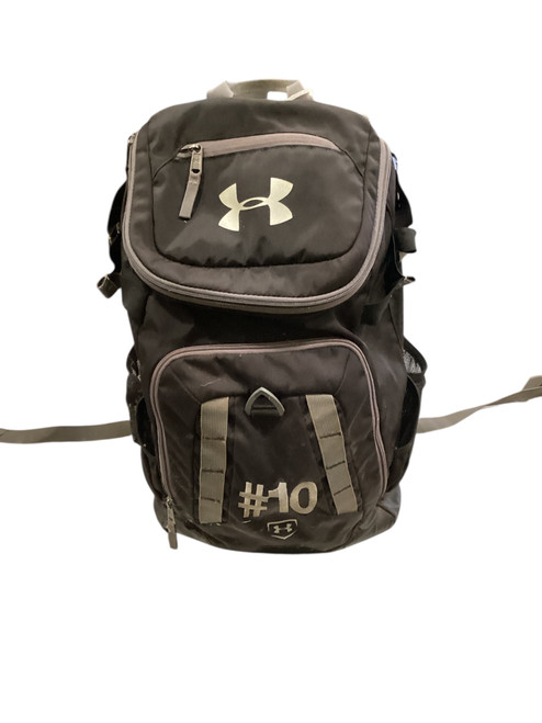 Vist Large View of Product Image Which is Used Under Armour BLACK 10 BAG BB/SB Player Backpack Black
