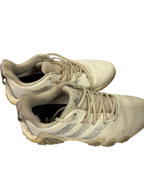 Vist Large View of Product Image Which is Used Adidas Mens Golf Shoes White Senior 10.5