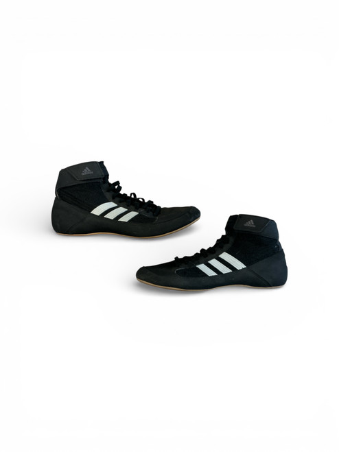 Vist Large View of Product Image Which is Used Adidas Wrestling Shoes Black Senior 7.5