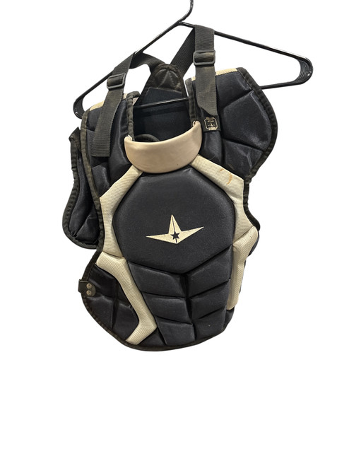 Vist Large View of Product Image Which is Used All-Star CPCC79PS Catchers Chest Protector Black Intermed