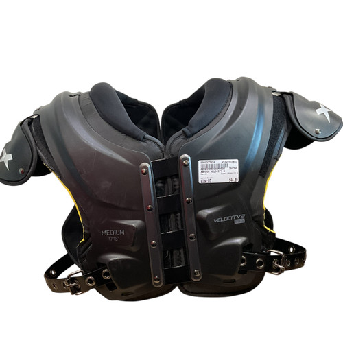 Vist Large View of Product Image Which is Used Xenith VELOCITY 2 FB Shoulder Pads Black LG