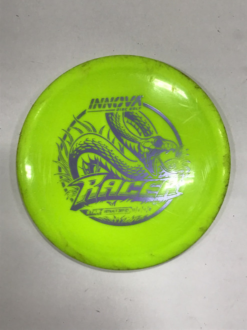 Vist Large View of Product Image Which is Used Innova STAR RACER Disc Golf Driver Green 165g