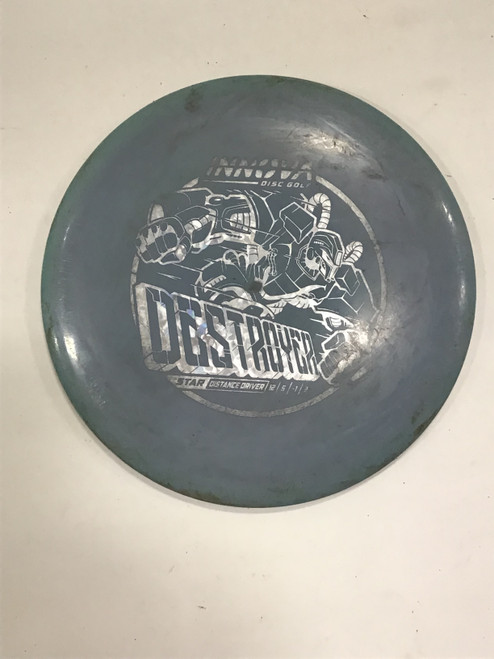 Vist Large View of Product Image Which is Used Innova STAR DESTROYER Disc Golf Driver Grey 168g