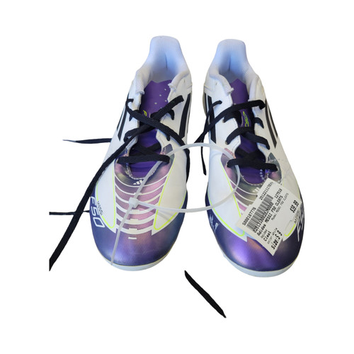 Vist Large View of Product Image Which is Used Adidas MESSI F50 CLEATS Soccer Cleats White Senior 9