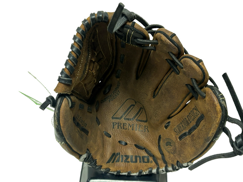 Vist Large View of Product Image Which is Used Mizuno Premier MPM 1251 Leather Baseball & Softball Glove RH Throw Brown 12 1/2"