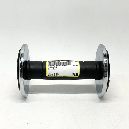 Vist Large View of Product Image Which is Used Golds Gym Hex Dumbbell (Each) 3 lb