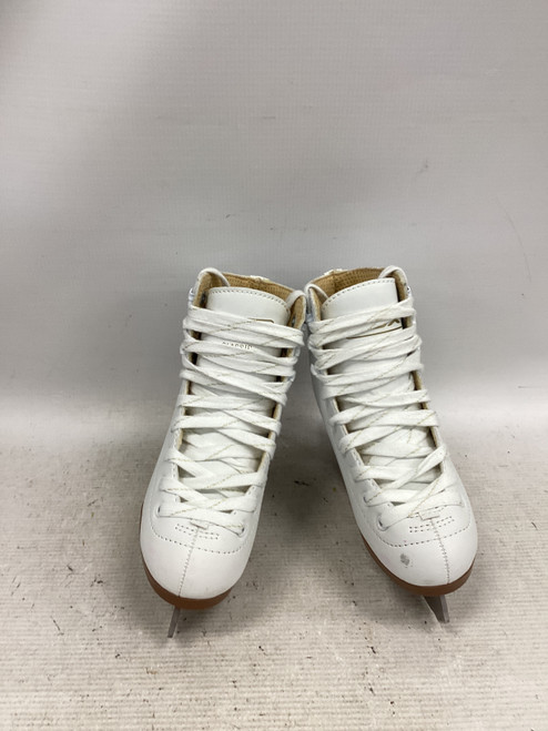 Vist Large View of Product Image Which is Used D-Gel CLASSICS Girls Figure Skate White Youth 12.0