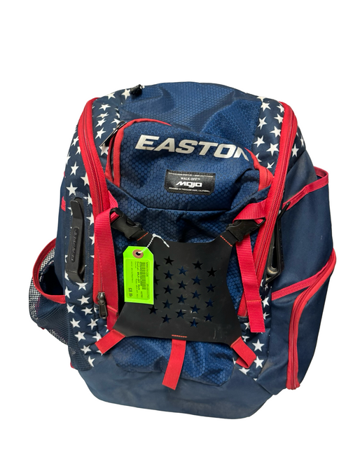 Vist Large View of Product Image Which is Used Easton WALK-OFF MOJO Baseball Backpack White/Red/Navy