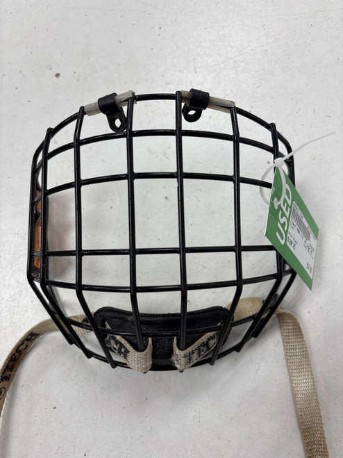 Vist Large View of Product Image Which is Used Itech RBE III JR Hockey Wire Mask Black XS