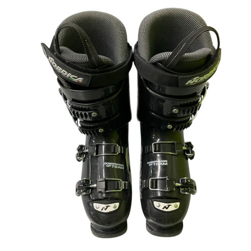 Vist Large View of Product Image Which is Used Nordica DOBERMANN GP TEAM Mens DH Ski Boot Black 255 MP - M07.5 - W08.5