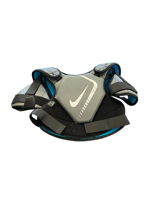 Vist Large View of Product Image Which is Used Nike YOUTH VAPOR LT Lacrosse Shoulder Pads Grey XL