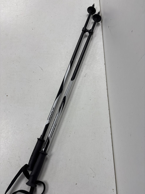 Vist Large View of Product Image Which is Used Swix TECHLITE JR Boys DH Ski Pole Black 80 cm / 32 in