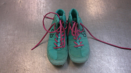 Vist Large View of Product Image Which is Used Rudis Wrestling Shoes Teal Junior 04.5