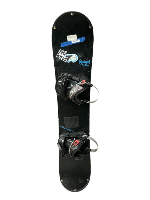 Vist Large View of Product Image Which is Used Rossignol ACCELORATOR Boys Board/Binding Black 130 cm