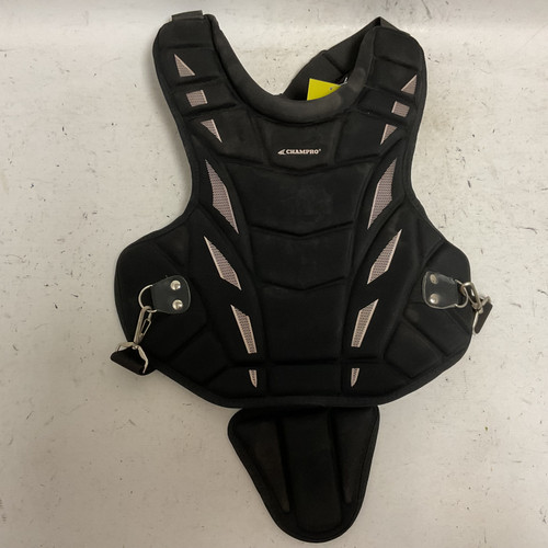 Vist Large View of Product Image Which is Used Champro CATCHERS CHEST Catchers Chest Protector Black Youth