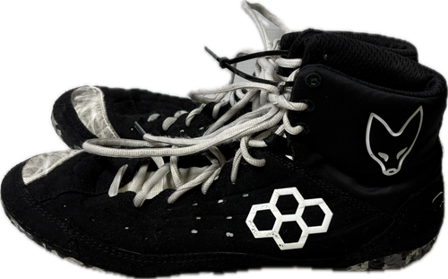 Vist Large View of Product Image Which is Used Rudis Wrestling Shoes Black Senior 10.5