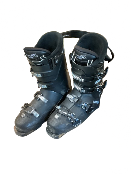 Vist Large View of Product Image Which is Used Salomon S PRO Mens DH Ski Boot Black 275 MP - M09.5 - W10.5