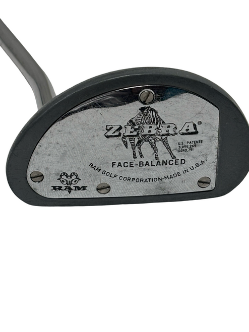 Vist Large View of Product Image Which is Used Zebra RAM Golf Putter RH 35"