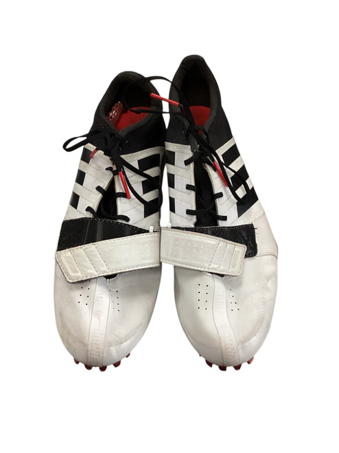 Vist Large View of Product Image Which is Used Adidas Track & Field Cleats Adult Royal Blue Senior 10.5