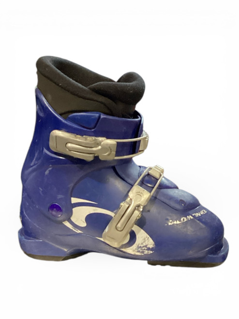 Vist Large View of Product Image Which is Used Salomon PERFORMANCE T2 Boys DH Ski Boot None 200 MP - Y13.5