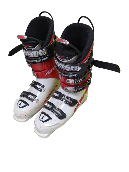 Vist Large View of Product Image Which is Used Atomic RTCS  130 Mens DH Ski Boot Red 300 MP - M12