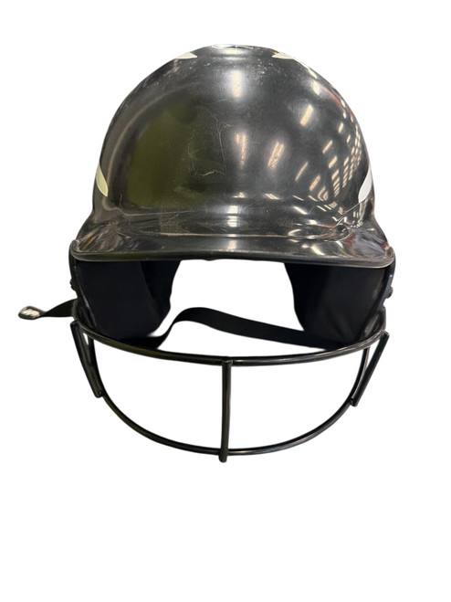 Vist Large View of Product Image Which is Used RIP-IT VISION CLASSIC SFTBALL Batting Helmet w/Mask Black MD